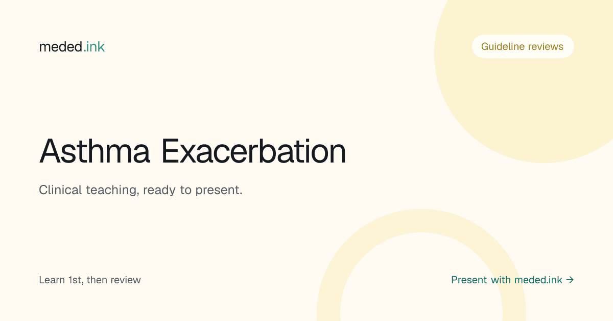 Cover for Asthma Exacerbation